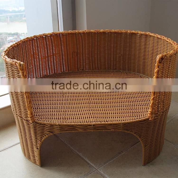 S&D supplaier plastic hand woven pet house/dog bed