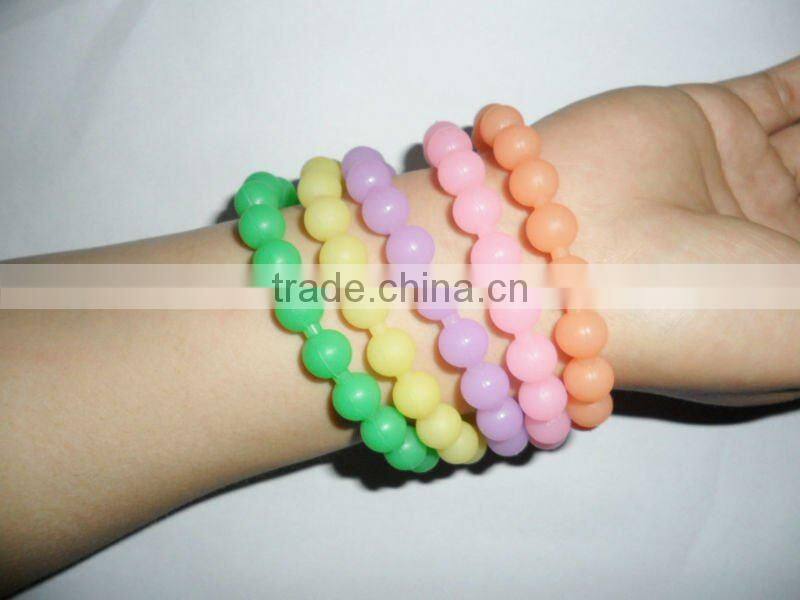 Fancy Silicone Beaded Bracelet