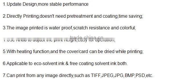 A4 Format Universal Digital Flat Color Printer