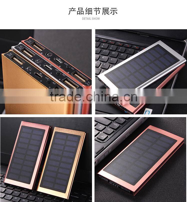 20000 mah extrathin solar power bank 2000mah