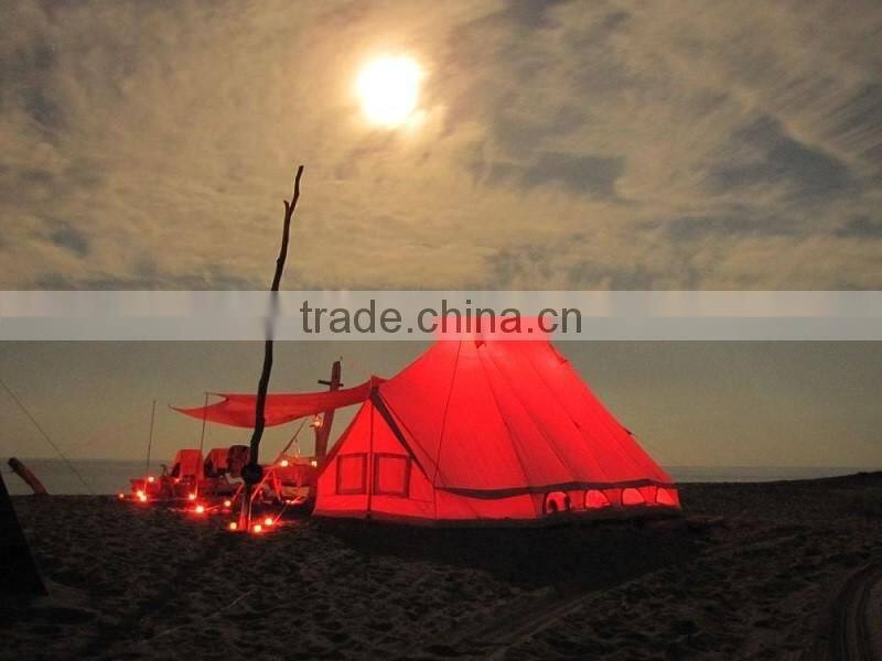 100% Cotton Canvas Camping Bell Tent 5m Sibley Tent