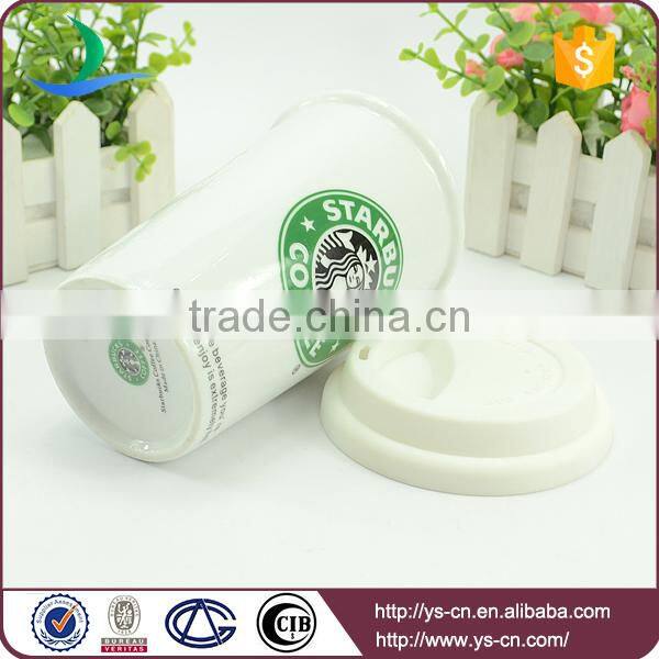 China mug with straw starbucks travel