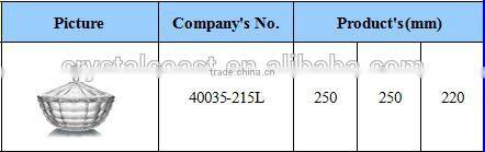 glass candy jar crystal glass jar with glass lid for food candy