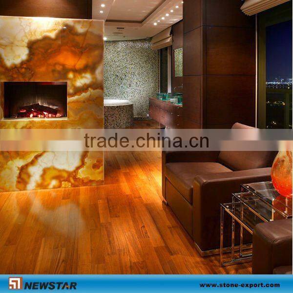 Newstar transparent backlit onyx glass