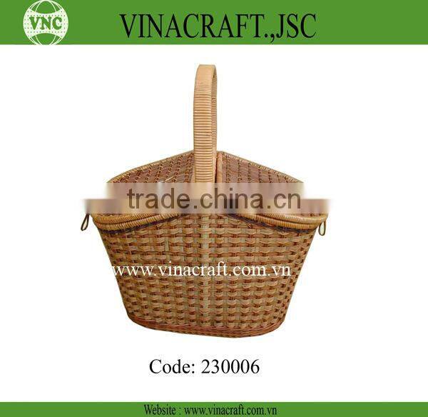 Vietnam manufacturer of cheap bamboo basket