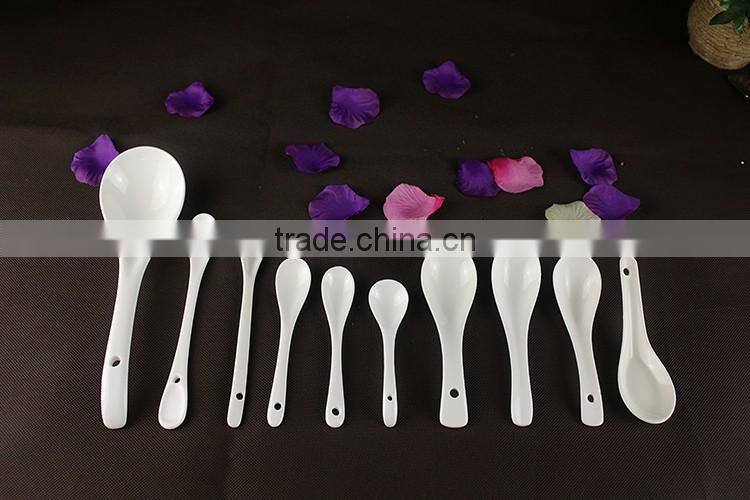 China factory suppliers porcelain coffee tea soup anti-shake spoon