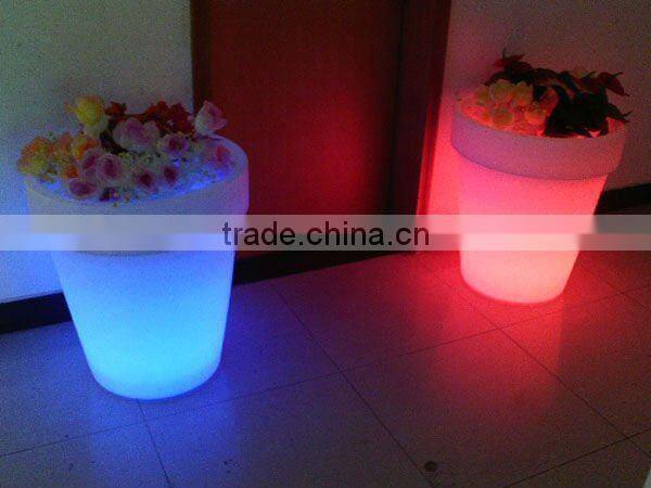 color changing waterproof led flower pots