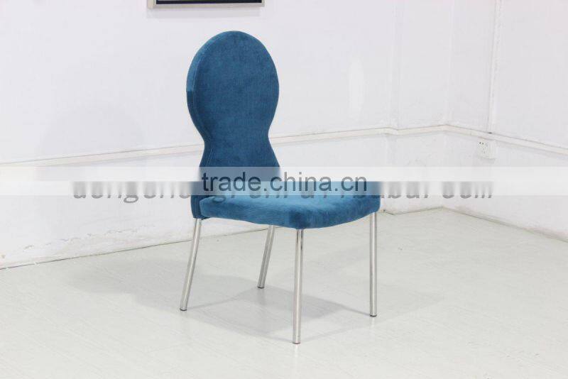 armless chair , metal cafe chair , dining chair for living room furniture