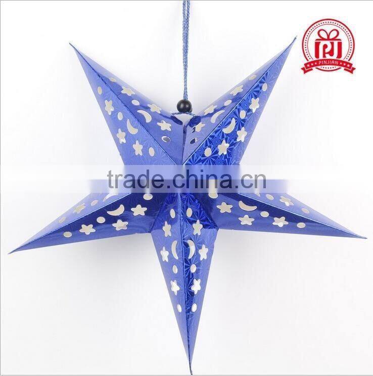 3D Stereo Christmas Ceiling Hanging Star , Christmas Decorations Supplies, Party Decorative Star Ceiling Decorations