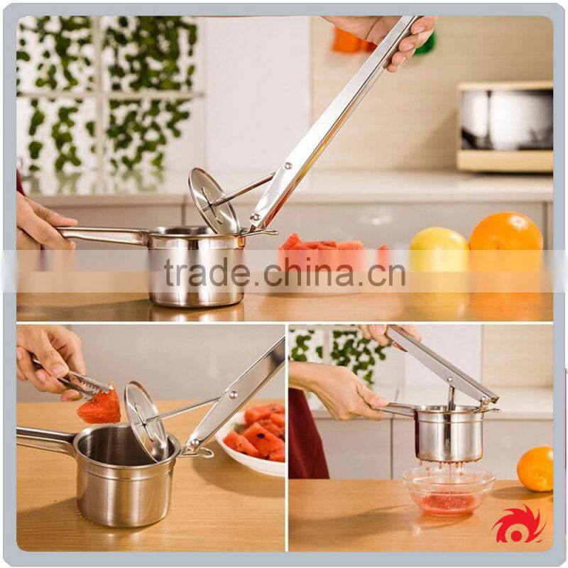 Easy to clean Kitchen Stainless Steel Lemon Fruit manual juicer