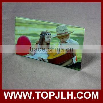 Sublimation full printing tempered glass photo frame