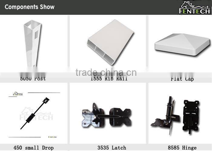 High Quality Cheap Pvc used Horse Fence Panels Manufacturer