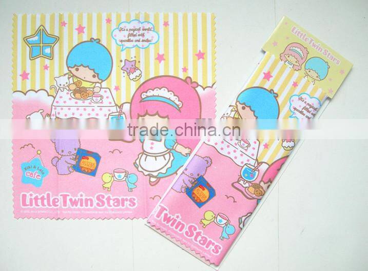 Microfiber Glass cleaning cloth/Eyeglass Cleaner