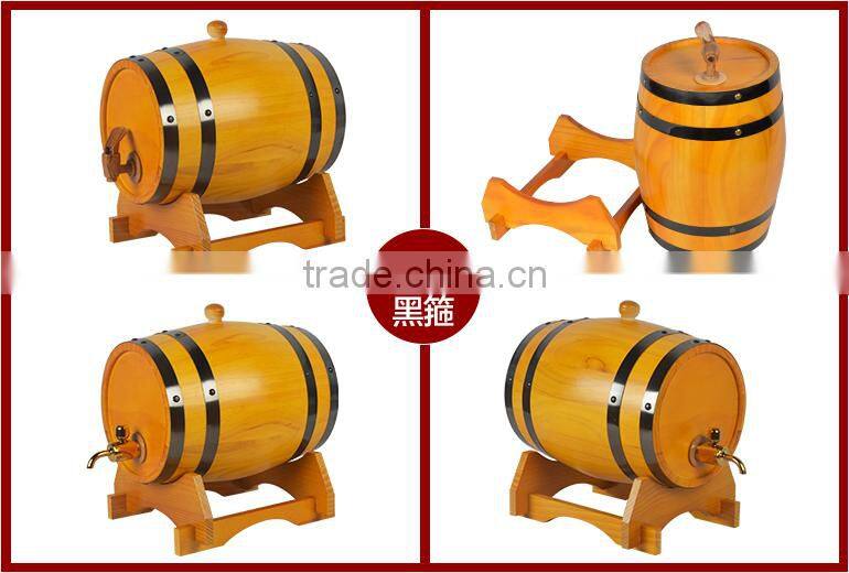 Exquisite handmade wood wine barrel