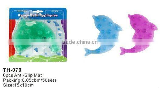 Non slip star shape bathroom mat sets