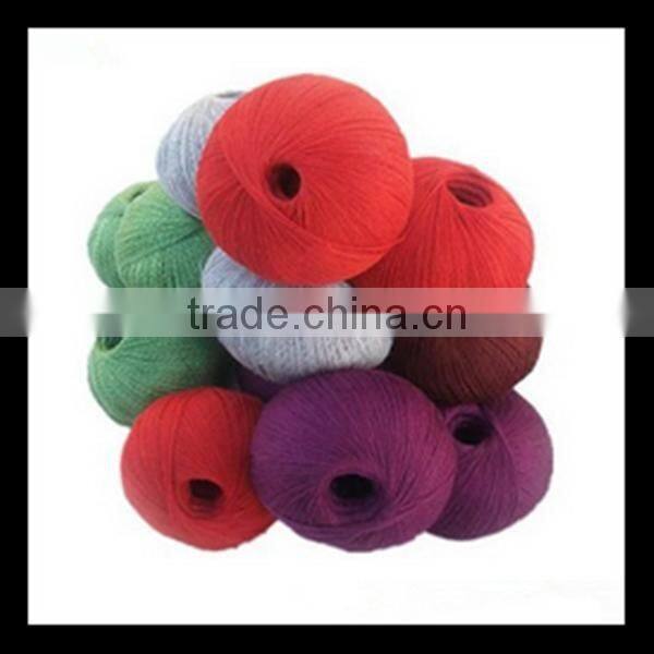 High tenacity dyed 100% anti-pilling bulk acrylic woolen yarn for knitting 1.5nm/1