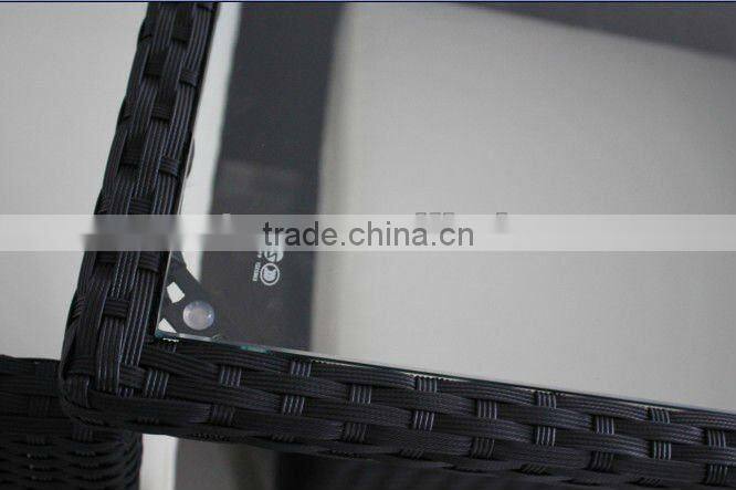 rattan table and chair sets for restaurant/garden