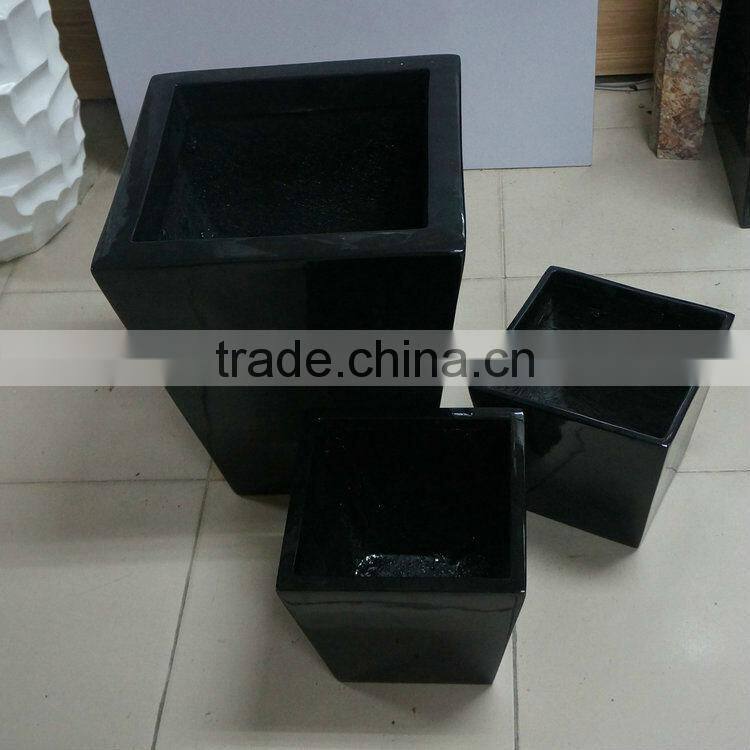 Big fiberglass flower pot