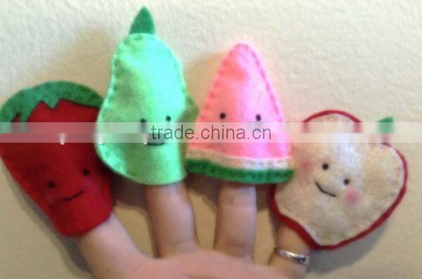 2017 best selling new product decorative custom handmade fabric felt cheap fashion innovative hand puppet for adult wholesale