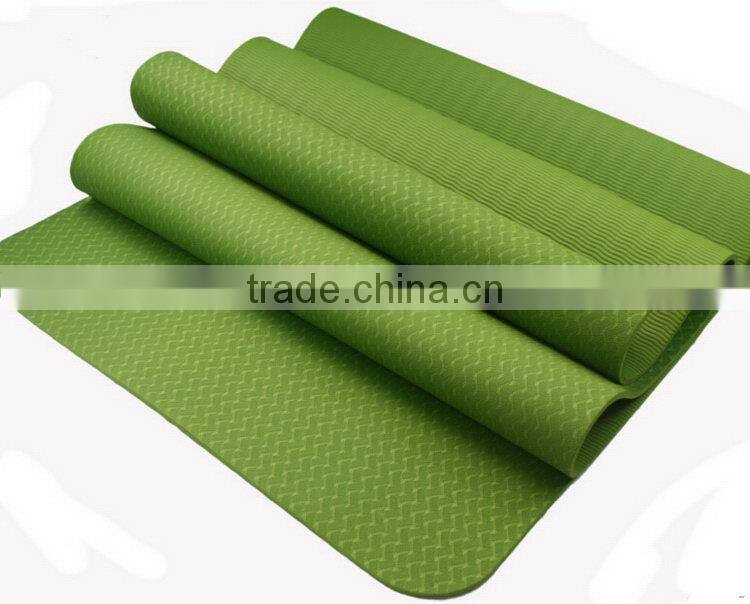 Economic colorful high-density soft tpe yoga mat