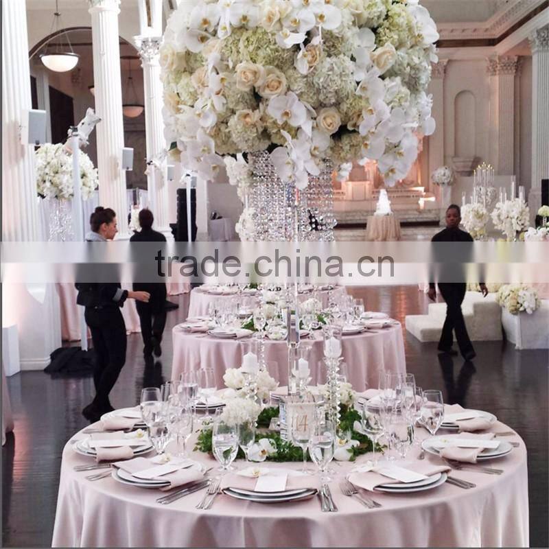 large crystal flower stand for event in many style