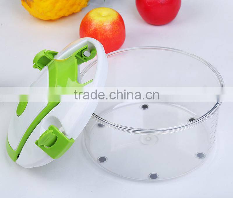 Multifunctional shredder household kitchen assistant 13 piece kitchen tool set round Salad fruit slicer