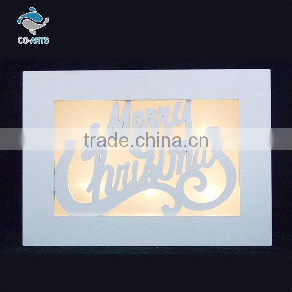 Professional rectangle battery charge chrismas party light decoration