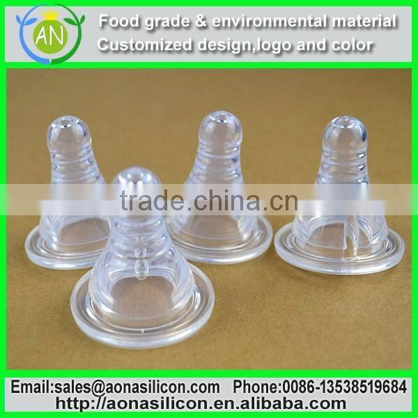 BPA Free Liquid Silicone Baby Pacifier, Soother Teat, Teether, Nipple Shield