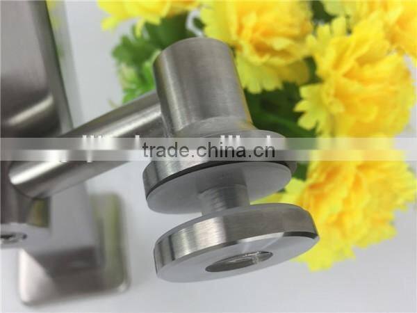 Stainless steel Square Glass Balustrade/Flat End Balustrade For Glass