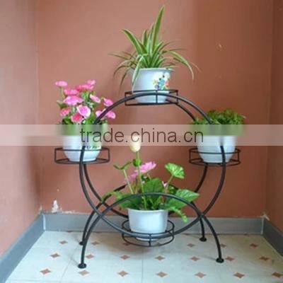 Outdoor plant flower metal display storage holder shelf