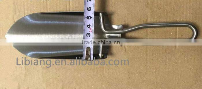 Hot folding stainless steel mini shovel for fishing necessity