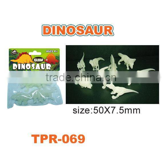 Plastic Rubber Glow Dinosaur Toys