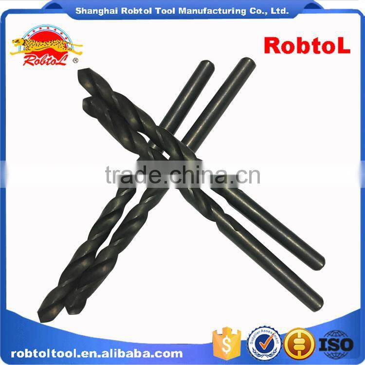 4mm nano titanium coating straight shank Hss Twist Drill Bits Cobalt Fully Ground Black Finish drilling Metal Forged Alloy
