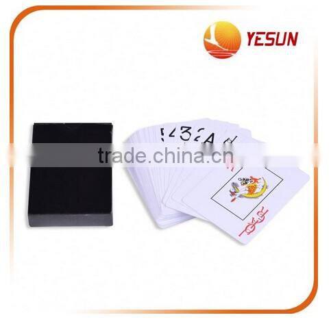 54 pcs customized playing cards Plastic set, plastic poker card