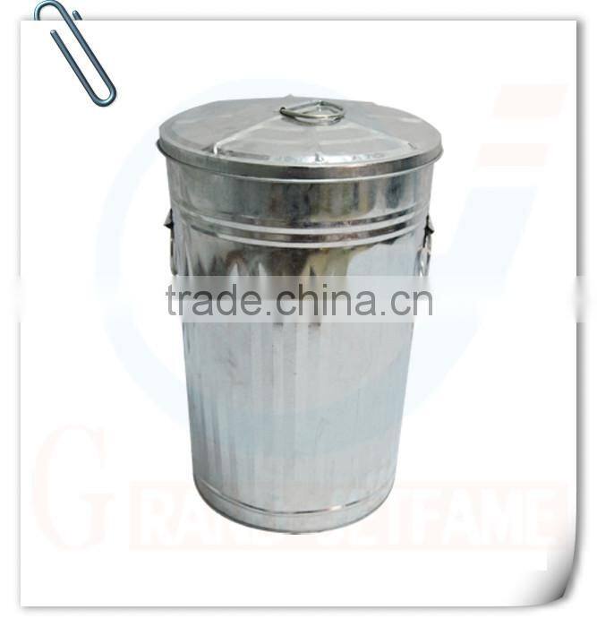 home decoation galvanized big trash can