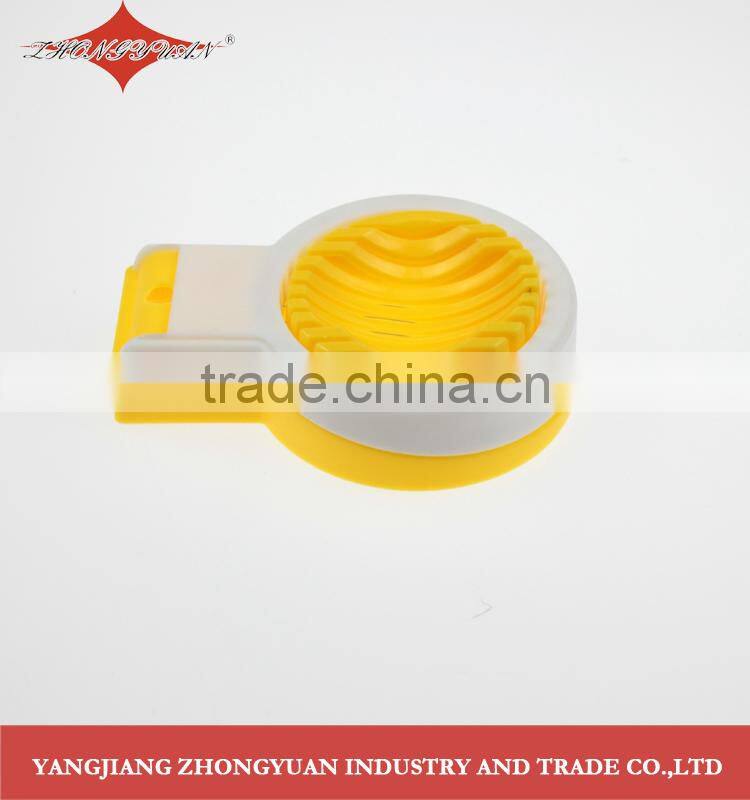 kitchen gadget mini plastic egg slicer with steel wire