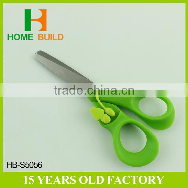Factory price HB-S5056 5'' Stainless Steel Student Scissors with safety Lock
