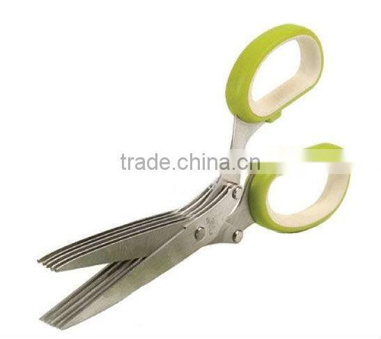 Kitchen craft multi-blade scissors with 5 blades