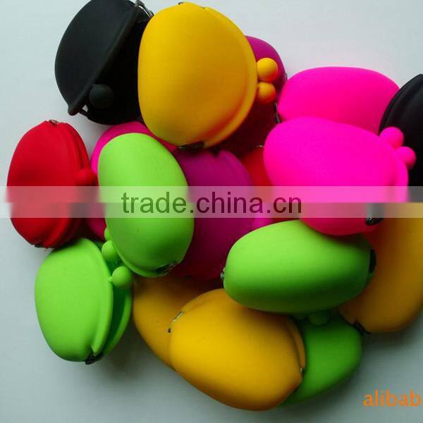 Cartoon Shaped bulk wholesale Silicone Zero Coin Purse & Silicone Wallet