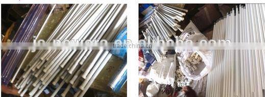 Telescopic straight stainless steel shower curtain rod for bath room