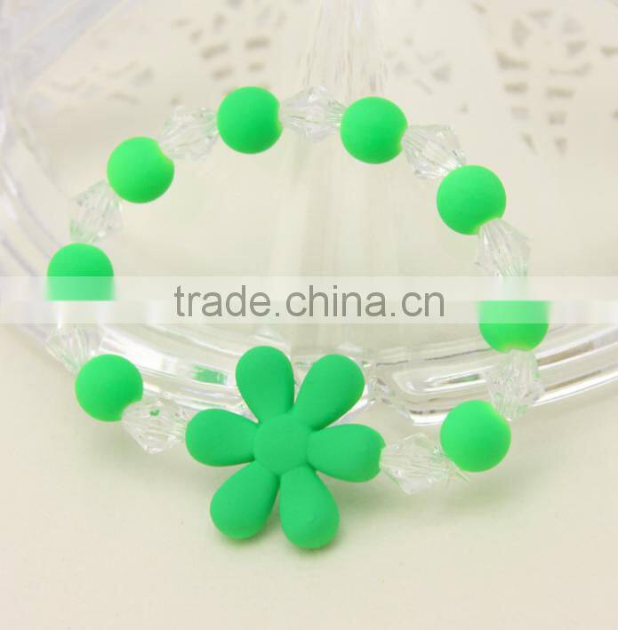 New product candy kids bead bracelets colorful bracelets