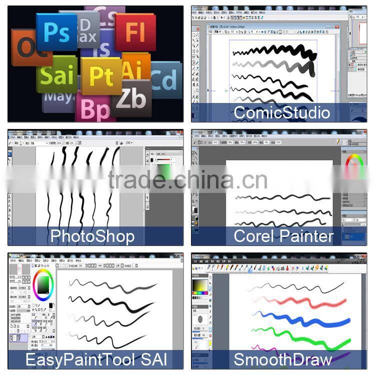 Huion H58L 8*5 inches graphic drawing tablet animation design tablet