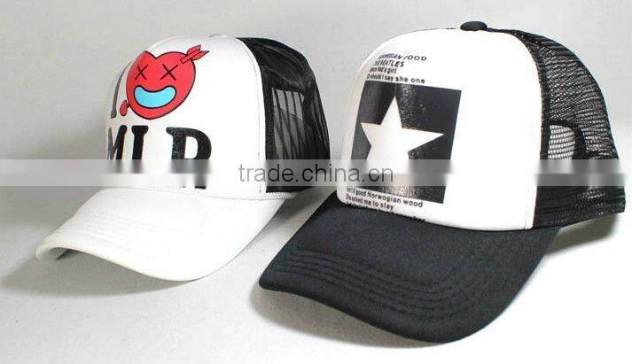 custom cotton mesh boys and girls caps