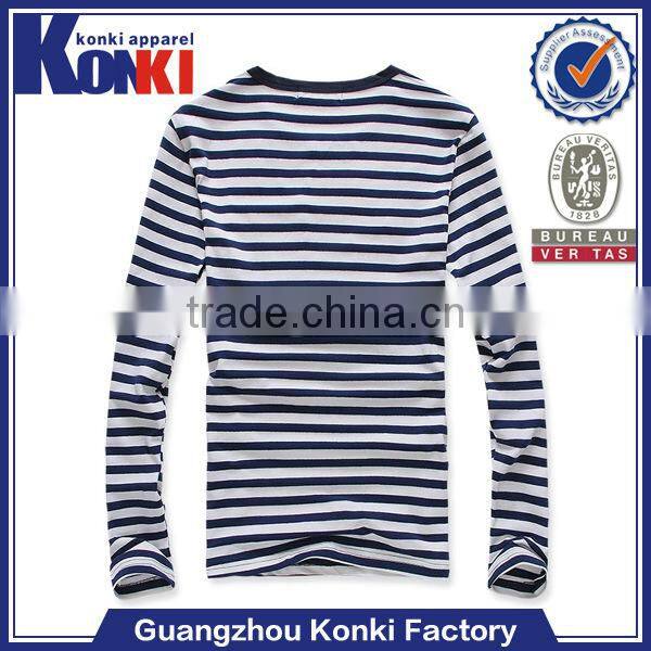 custom latest New design 95 cotton 5 lycra men t shirt