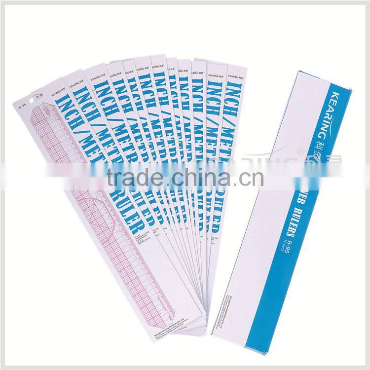 Kearing Chinese Manufacture Multi Use Pattern Grading Ruler Plastic Rulers with protractor B75