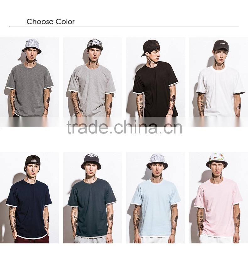 SZXX T377 Hot Custom Printing Cotton Grey O-neck T-shirt Mens