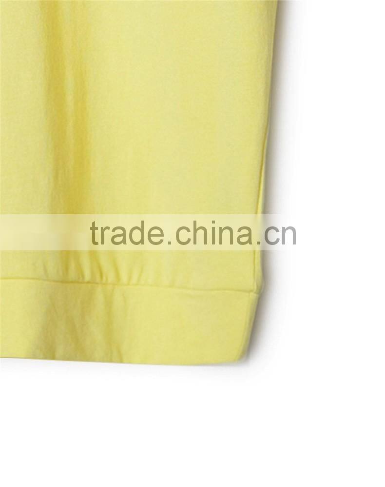 2016 latest cute girl's O-neck t shirt new design teenages t shirt