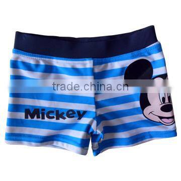 2015 bright blue and green & new cute design boy swimsuit one piece