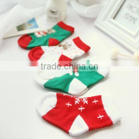 Wholesale baby clothing wholesale wool yarn baby Christmas socks