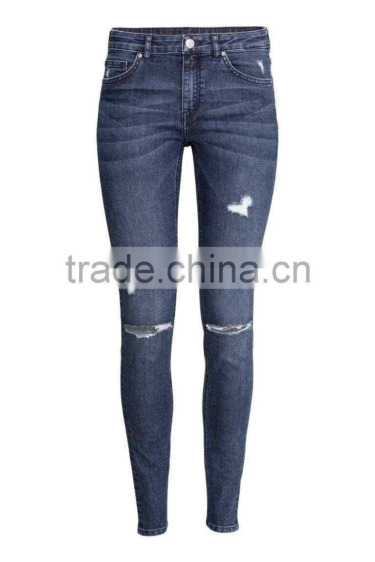 2016 summer women denim pants,women corpped jean,Superstretch trousers
